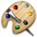 paint, Color, palette, Art, Brush, Drawing DarkKhaki icon