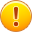 warning, Cartoon, base Gold icon