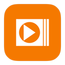 Metroui, mediaplayer DarkOrange icon