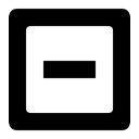removed, Diff Black icon