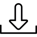 Direct Download, tray, down arrow, Downloading, download, web Black icon