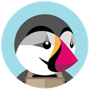 Development, Coding, Logo, prestashop, Code LightBlue icon