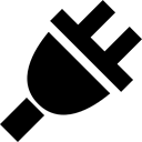 electrical, Plugging, electricity, Tools And Utensils, Electric Black icon