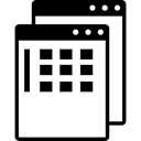 interface, symbols, Data, symbol, Analytics, windows, window, Data Analytics Black icon