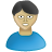 Human, feature, member, user, people, Blue, Account, male, person, Man, profile, olive DarkSlateGray icon