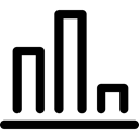 Business, finances, graphs, graphical, Stats, financial Black icon