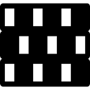 Casino, gambling, chips, Bet, gambler, Tokens Black icon