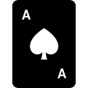 gambling, Bet, Casino, gambler Black icon