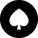 token, Bet, Casino, gambling, Chip, gambler Black icon
