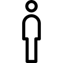 toilet, stick man, bathroom, people, sign Black icon