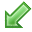 Decrease, prev, previous, descending, Arrow, download, Left, fall, Descend, Backward, Down, Back DarkSeaGreen icon