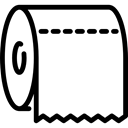 toilet paper, toilet, bathroom, cleaning, Clean Black icon