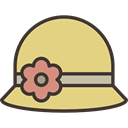 Femenine, Bonnet, clothing, fashion, hat, Garment Khaki icon