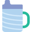cup, babies, children, Motherhood, Feeder, Pacifier, Nursing, Nursery LightBlue icon