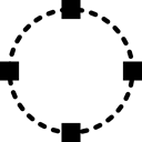 Graphic Tool, Oval, interface, Edit Black icon
