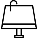 illumination, Tools And Utensils, lamp, light, technology Black icon