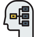 think, range, Options, Business People, Man, Business, Business And Finance Lavender icon
