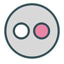 robot, shape, flickr, Brand, Avatar, Circle Gainsboro icon