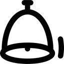 musical instrument, Alert, bell, Alarm, music, Music And Multimedia, Tools And Utensils Black icon