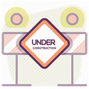 work, Control, Construction, Protection, security, Accident prevention, Building Linen icon