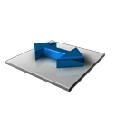 leftright, scroll Black icon