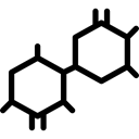 education, Cells, Cell, honeycomb, hexagonal Black icon