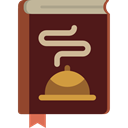 Book, Culinary, Food And Restaurant, education, Cookbook, Chef, Cooker Maroon icon