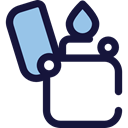 Flaming, fuel, petrol, gasoline, Tools And Utensils, miscellaneous, lighter MidnightBlue icon