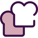 food, Lunch, meal, snack, Bread, sandwich, Food And Restaurant MidnightBlue icon