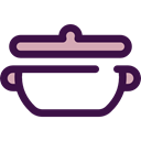 food, boiling, Saucepan, Boil, Food And Restaurant, Pan, Cook, pot, Cooking Black icon