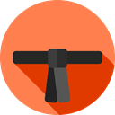 oriental, Asian, sports, Karate, Judo, Martial Arts, Kimono, Sports And Competition Coral icon