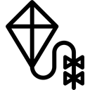 Game, gaming, fly, childhood, leisure, Hobby, kite, Hobbies And Free Time Black icon