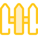 garden, yard, fence, Tools And Utensils, Limits, Furniture And Household Gold icon
