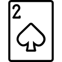 poker, gaming, Spades, Casino, Bet, gambling Black icon