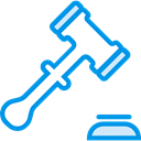 hammer, law, auction, judge, justice, Bid, Verdict, Commerce And Shopping Black icon