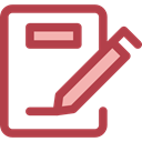 Draw, writing, ui, Tools And Utensils, Edit, pencil Sienna icon
