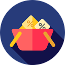 Shopping Store, Commerce And Shopping, commerce, shopping basket, Supermarket, online store DarkSlateBlue icon