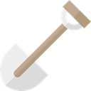 travel, Construction, Holidays, gardening, shovel, Tools And Utensils, Home Repair, Improvement, Construction And Tools Black icon