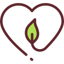 ecology, Shaped, Ecology And Environment, Heart, eco Black icon