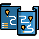 Gps, pin, position, Map Location, Map Point, Street Map, placeholder, locations, map pointer, Maps And Flags SteelBlue icon