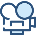 cinema, film, movie, technology, electronics, video camera, Video Cameras DarkSlateBlue icon