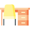 office, work, education, Seat, study, studying Black icon