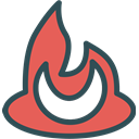 network, Logo, Feedburner, Social, Brand IndianRed icon