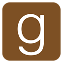 read, Books, square, Ebooks, g, social media, Goodreads SaddleBrown icon