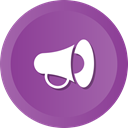 Sales, campgn, announcement, Promotion, megaphone, marketing DarkOrchid icon