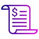 Data, Dollar, Currency, Billing Black icon