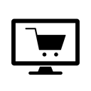 internet, online, Business, shopping, Bag Black icon