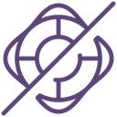 no, help, support, sign, Faq, Not Allowed DarkSlateBlue icon