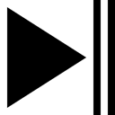 music, player, play, Pause Black icon