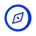 Direction, navigation, Gps, location, compass, navigate, Explore Black icon